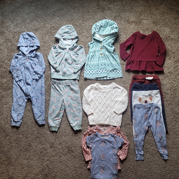 mixed Other - Baby Girls Size 18 Months Baby Clothes Bundle Lot Of 12 Pieces